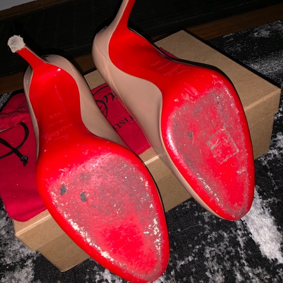 Christian louboutin simple pump 100 patent calf - Picture 5 of 6